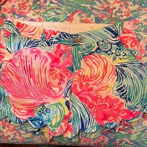 Lilly Pulitzer Vibrant Floral Print Shorts